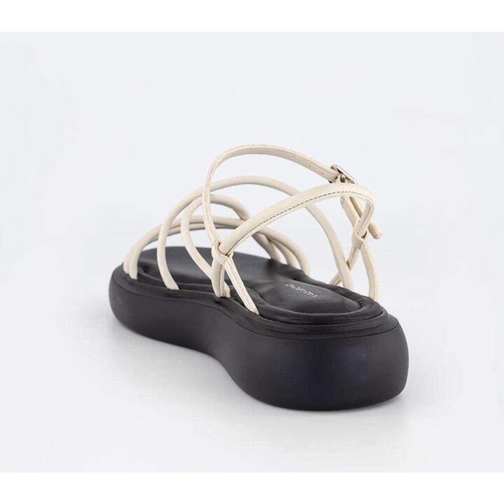 Vagabond Shoemakers Blenda Strappy Sandals Ivory Off-White Spring Summer Casual - Picture 4 of 13